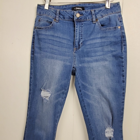D. Jeans factory  distressed  jegging size 6 - Picture 7 of 13